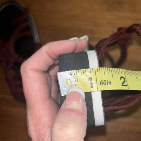 NEW⭐️Rope SANDALS Burgundy Maroon Women’s 7 NEVER WORN⭐️Brand NEW in package. - Picture 7 of 10